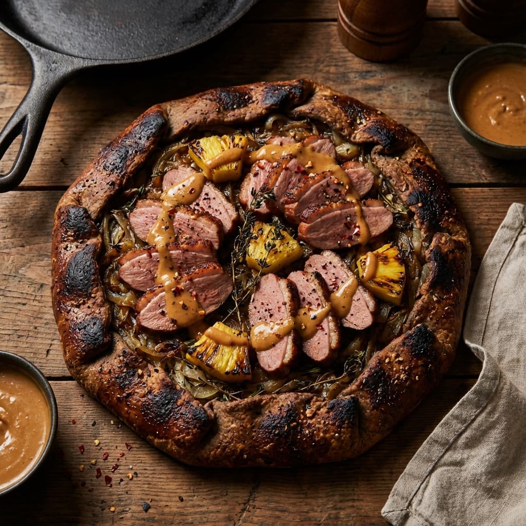 Satay Duck Galette